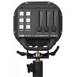 40120 Showtec Followspot LED 120W seguipersona occhio di bue effetto luce spot luce bianco caldo e freddo KaotikaStore