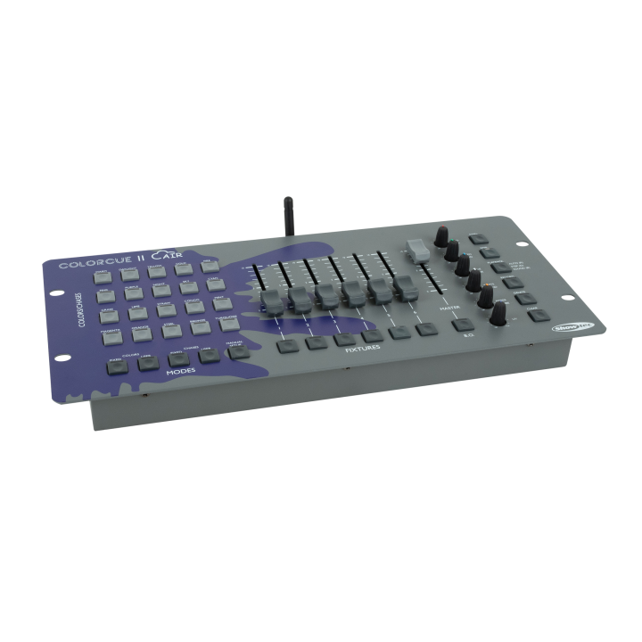 50708 Showtec ColorCue 2 Air Controller LED a 6 fader intelligente alimentato a batteria, 6 colori DMX wireless KaotikaStore
