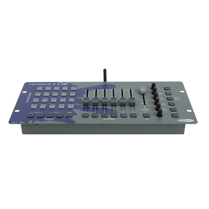 50708 Showtec ColorCue 2 Air Controller LED a 6 fader intelligente alimentato a batteria, 6 colori DMX wireless KaotikaStore 50708 Showtec ColorCue 2 Air Controller LED a 6 fader intelligente alimentato a batteria, 6 colori DMX wireless KaotikaStore