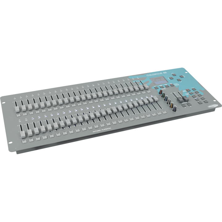 50706 Showtec ColorCue 4 LED controller intelligente 48 fader 6 colori centralina per luci fari dj discoteca eventi KaotikaStore
