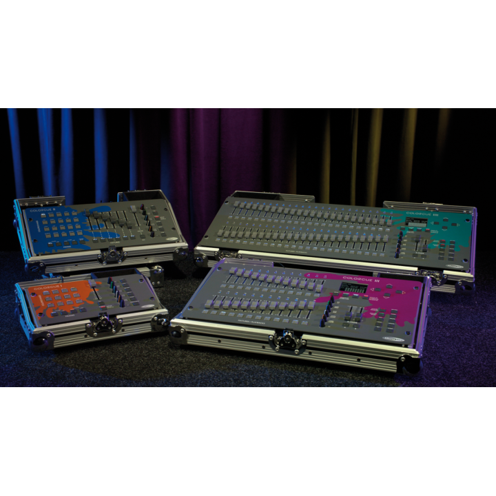 50706 Showtec ColorCue 4 LED controller intelligente 48 fader, 6 colori centralina per luci e fari dj discoteca eventi