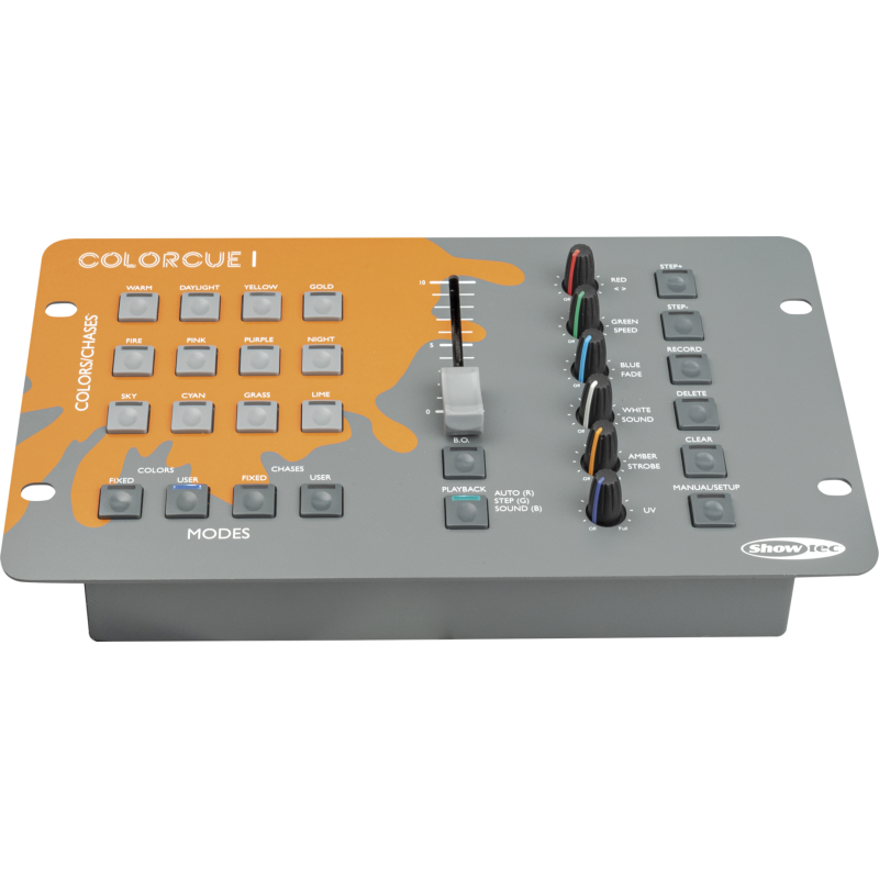 50703 Showtec ColorCue 1 LED controller intelligente 6 fader, 6 colori centralina piccolo mixer luci per fari a led KaotikaStore 50703 Showtec ColorCue 1 LED controller intelligente 6 fader, 6 colori centralina piccolo mixer luci per fari a led KaotikaStore