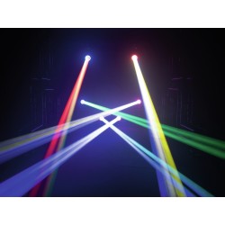 51786081 EUROLITE LED TMH-B120 Hypno Moving Head Beam con anello hypno ring ruota colori gobos prisma e focus KaotikaStore