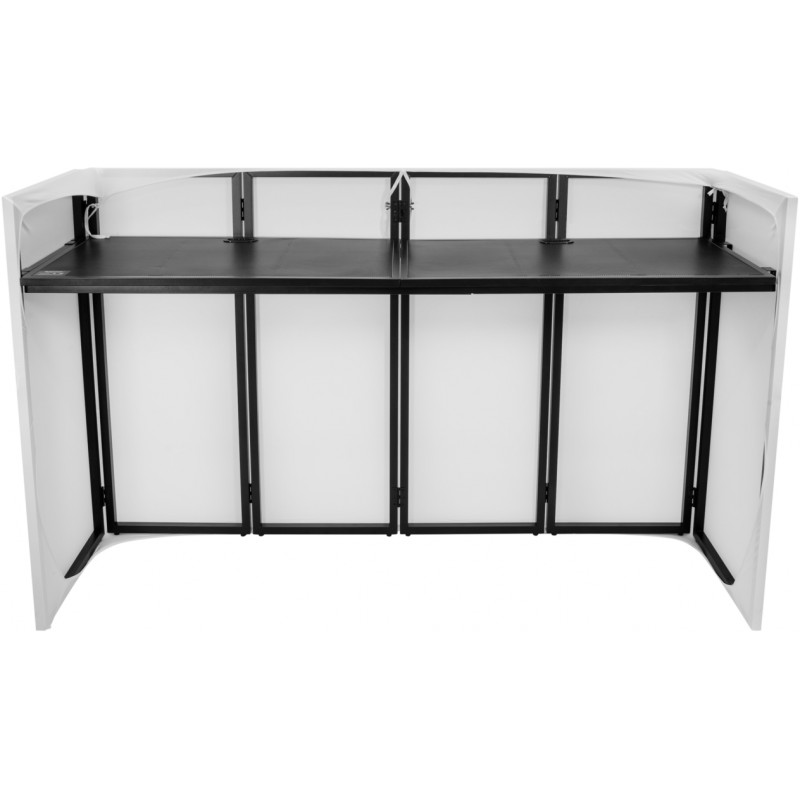 32000035 OMNITRONIC Large Mobile DJ Stand incluso cover telo bianco supporto per discoteca mobile eventi allestimenti fiere 32000035 OMNITRONIC Large Mobile DJ Stand incluso cover telo bianco supporto per discoteca mobile eventi allestimenti fiere