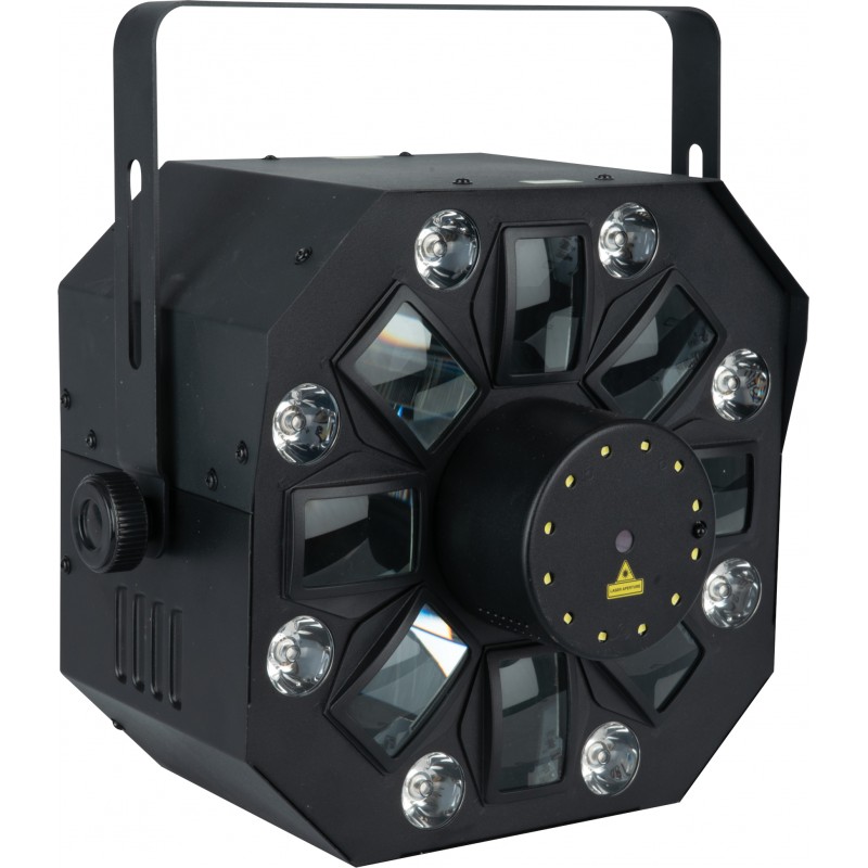 43173 Showtec Firestorm Effetto luce 4 in 1 laser wash derby e strobo per feste dj party discoteca eventi KaotikaStore 43173 Showtec Firestorm Effetto luce 4 in 1 laser wash derby e strobo per feste dj party discoteca eventi KaotikaStore