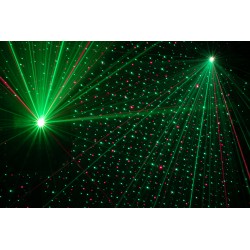 43173 Showtec Firestorm Effetto luce 4 in 1 laser wash derby e strobo per feste dj party discoteca eventi KaotikaStore