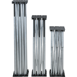 70611 Showgear Mammoth stage 1x1m 20cm altezza elementi per palco gambe a forbice struttura allestimenti eventi KaotikaStore