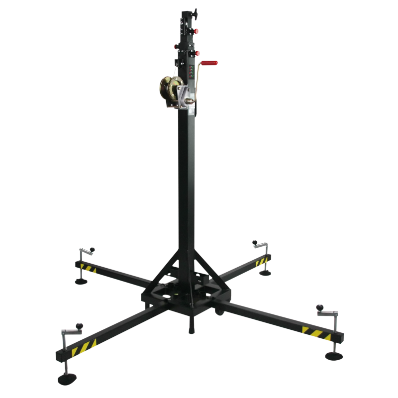 70863 Showgear MT-150 Lifting Tower Supporti Mammoth 5,3m torre sollevamento argano palco piazza service audio luci KaotikaStore 70863 Showgear MT-150 Lifting Tower Supporti Mammoth 5,3m torre sollevamento argano palco piazza service audio luci KaotikaStore