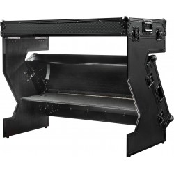 E804001 Showgear Tavolo portatile Z-Style Multiuso Hybrid Flight Case mobile dj porta consolle service eventi KaotikaStore