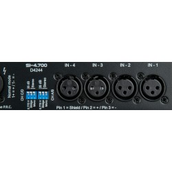 D4244 DAP SI-4.700 Amplificatore installazione fissa 4x 700W ampli digitale Classe D  (2, 4, 8 ohm) stereo bridge KaotikaStore