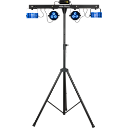 30276 Showtec QFX  Set luci compatto Multi FX fari, laser, effetti, palo, borsa, pedale luci dj feste  KaotikaStore