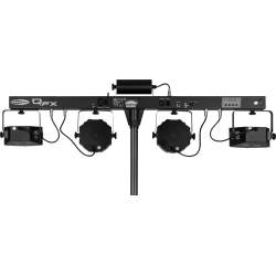 30276 Showtec QFX  Set luci compatto Multi FX fari, laser, effetti, palo, borsa, pedale luci dj feste  KaotikaStore