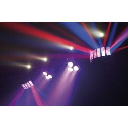 30276 Showtec QFX  Set luci compatto Multi FX fari, laser, effetti, palo, borsa, pedale luci dj feste  KaotikaStore