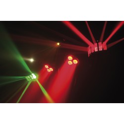 30276 Showtec QFX  Set luci compatto Multi FX fari, laser, effetti, palo, borsa, pedale luci dj feste  KaotikaStore