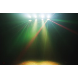 30276 Showtec QFX  Set luci compatto Multi FX fari, laser, effetti, palo, borsa, pedale luci dj feste  KaotikaStore