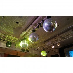 5010110A EUROLITE Mirror Ball 50cm  Sfera specchiata 50cm escluso motore specchi vetro KaotikaStore