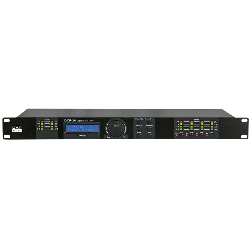 D2083 DAP DCP-24 MKII Crossover digitale 2-in / 4-uscite Crossover digitale a 4 canali KaotikaStore