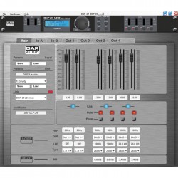 D2083 DAP DCP-24 MKII Crossover digitale 2-in / 4-uscite Crossover digitale a 4 canali KaotikaStore