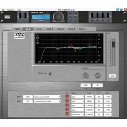 D2083 DAP DCP-24 MKII Crossover digitale 2-in / 4-uscite Crossover digitale a 4 canali KaotikaStore