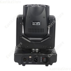45021 Showtec Shark Zoom Wash One 7 LED RGBW 4-in-1 da 10W  testa mobile luci discoteca testa rotante DMX KaotikaStore