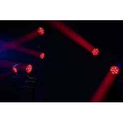 47040 Showtec Xpression 2000W WashBeam 7x40 W LED Wash/beam Moving Head testa mobile dj palchi installazioni eventi KaotikaStore