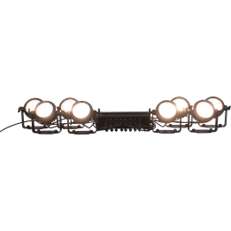30785 Showtec Stage Blinder FLEX Blaze Set 8 accecatori LED da 100 W controller accecatore illuminatore palco live KaotikaStore