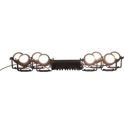 30785 Showtec Stage Blinder FLEX Blaze Set 8 accecatori LED da 100 W controller accecatore illuminatore palco live KaotikaStore