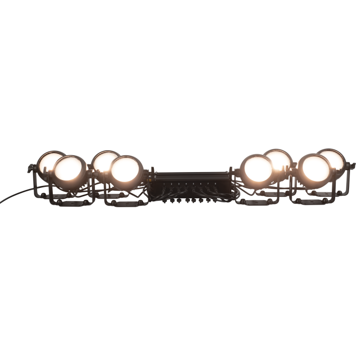 30785 Showtec Stage Blinder FLEX Blaze Set 8 accecatori LED da 100 W controller accecatore illuminatore palco live KaotikaStore