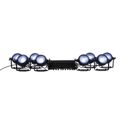 30785 Showtec Stage Blinder FLEX Blaze Set 8 accecatori LED da 100 W controller accecatore illuminatore palco live KaotikaStore