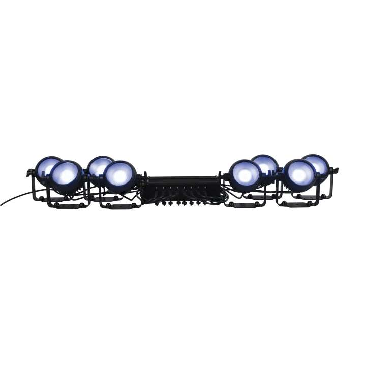 30785 Showtec Stage Blinder FLEX Blaze Set 8 accecatori LED da 100 W controller accecatore illuminatore palco live KaotikaStore