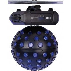 Showtec Colourburst PRO Effetto luce RGBW sfera palla rotante motorizzata specchio specchietti discoteca feste dj '70 vintage