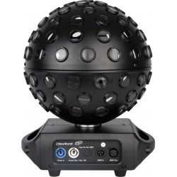 Showtec Colourburst PRO Effetto luce RGBW sfera palla rotante motorizzata specchio specchietti discoteca feste dj '70 vintage