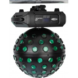 43175 Showtec Colourburst PRO Effetto luce RGBW sfera palla rotante motorizzata specchio discoteca feste dj '70 vintage