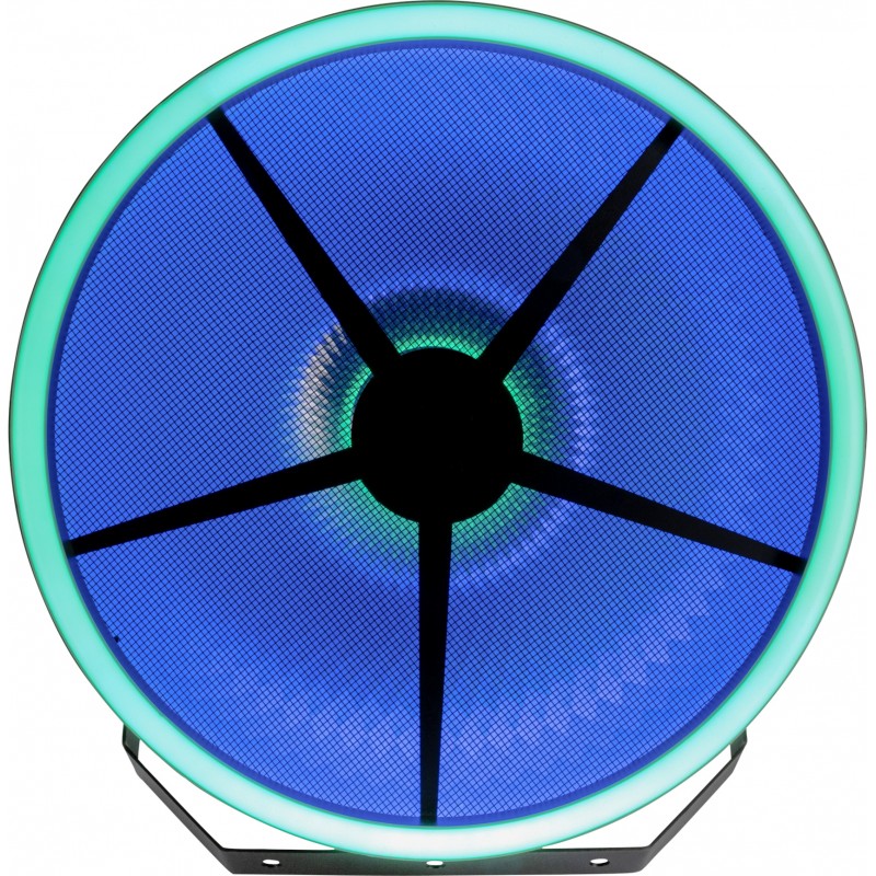 Showtec Goliath Effetto luce retrò con simulazione di tungsteno e doppio anello LED RGB decorazione per studi teatri spettacoli Showtec Goliath Effetto luce retrò con simulazione di tungsteno e doppio anello LED RGB decorazione per studi teatri spettacoli