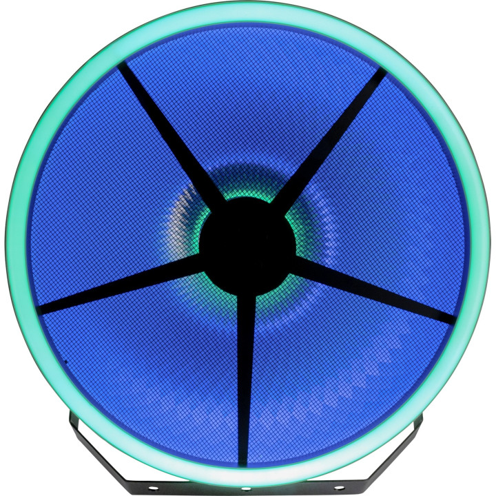 Showtec Goliath Effetto luce retrò con simulazione di tungsteno e doppio anello LED RGB decorazione per studi teatri spettacoli