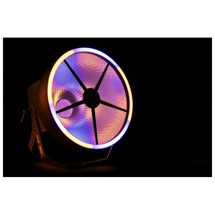 43325 Showtec Goliath Effetto luce retrò simulazione di tungsteno e doppio anello LED RGB decorazione studi teatri KaotikaStore