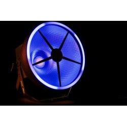 43325 Showtec Goliath Effetto luce retrò simulazione di tungsteno e doppio anello LED RGB decorazione studi teatri KaotikaStore