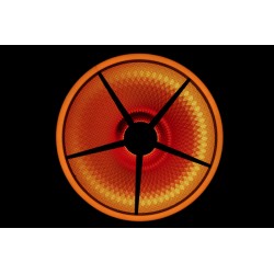 43325 Showtec Goliath Effetto luce retrò simulazione di tungsteno e doppio anello LED RGB decorazione studi teatri KaotikaStore