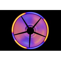 43325 Showtec Goliath Effetto luce retrò simulazione di tungsteno e doppio anello LED RGB decorazione studi teatri KaotikaStore