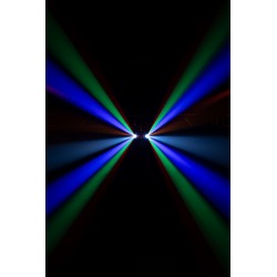 43176 Showtec Dynamica Compact Effetto luce 4 in 1 Beam, strobo, wash UV, laser RG (Classe 2M) DMX IR KaotikaStore