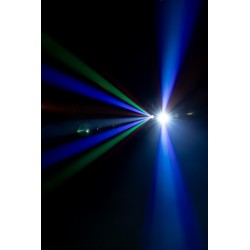 43176 Showtec Dynamica Compact Effetto luce 4 in 1 Beam, strobo, wash UV, laser RG (Classe 2M) DMX IR KaotikaStore