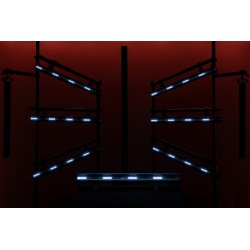 42654 Showtec Spectra Strobe Barra LED 360 x 1W bianco e 384 x 0,5W RGB IP65 effetto luce per spettacoli eventi dj KaotikaStore