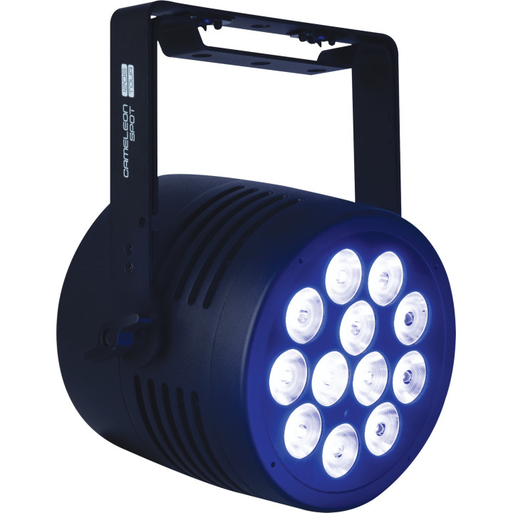 42665 Showtec Cameleon Spot 12Q6 Tour 12 x 12 W RGBWA-UV LED Spot utilizzo aperto per giardini allestimenti palco KaotikaStore
