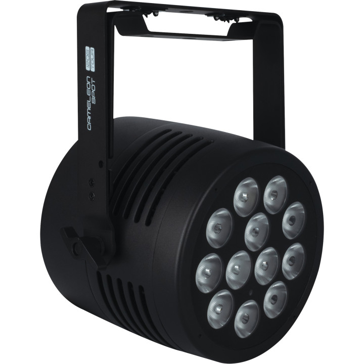 42665 Showtec Cameleon Spot 12Q6 Tour 12 x 12 W RGBWA-UV LED Spot utilizzo aperto per giardini allestimenti palco KaotikaStore
