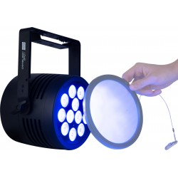 42665 Showtec Cameleon Spot 12Q6 Tour 12 x 12 W RGBWA-UV LED Spot - utilizzo all'aperto per giardini allestimenti eventi palco