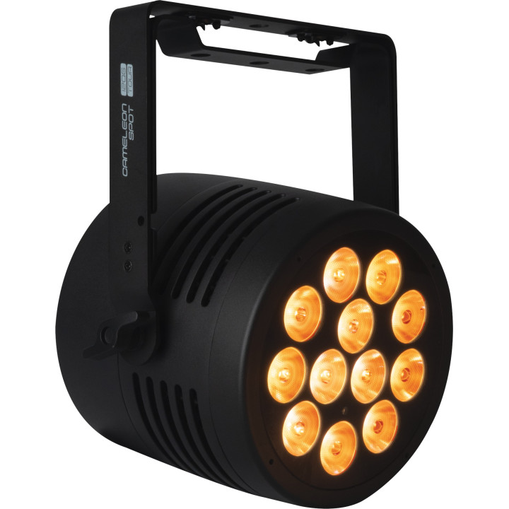 42665 Showtec Cameleon Spot 12Q6 Tour 12 x 12 W RGBWA-UV LED Spot utilizzo aperto per giardini allestimenti palco KaotikaStore