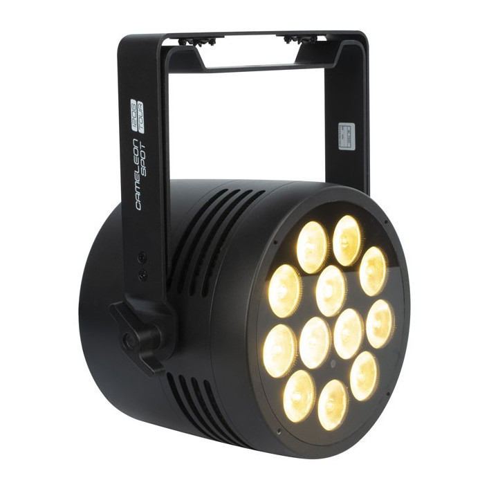 42665 Showtec Cameleon Spot 12Q6 Tour 12 x 12 W RGBWA-UV LED Spot utilizzo aperto per giardini allestimenti palco KaotikaStore