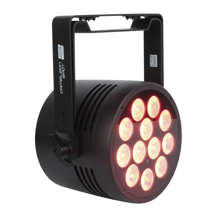 42665 Showtec Cameleon Spot 12Q6 Tour 12 x 12 W RGBWA-UV LED Spot utilizzo aperto per giardini allestimenti palco KaotikaStore