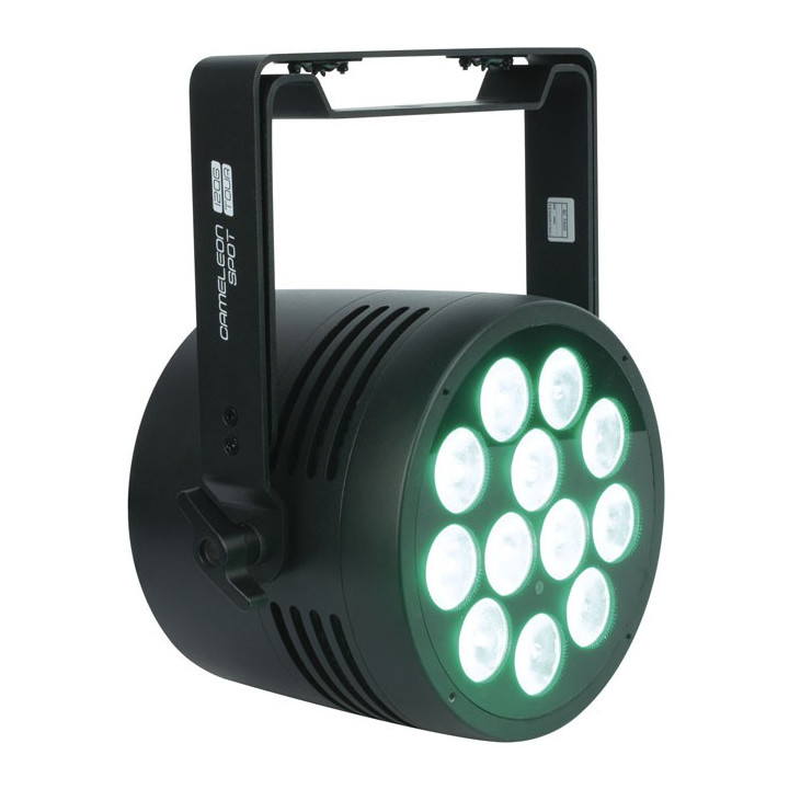 42665 Showtec Cameleon Spot 12Q6 Tour 12 x 12 W RGBWA-UV LED Spot utilizzo aperto per giardini allestimenti palco KaotikaStore