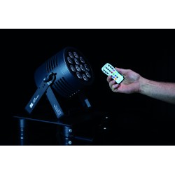 42665 Showtec Cameleon Spot 12Q6 Tour 12 x 12 W RGBWA-UV LED Spot utilizzo aperto per giardini allestimenti palco KaotikaStore